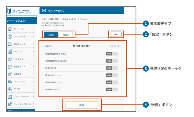 日表示画面キャプチャ